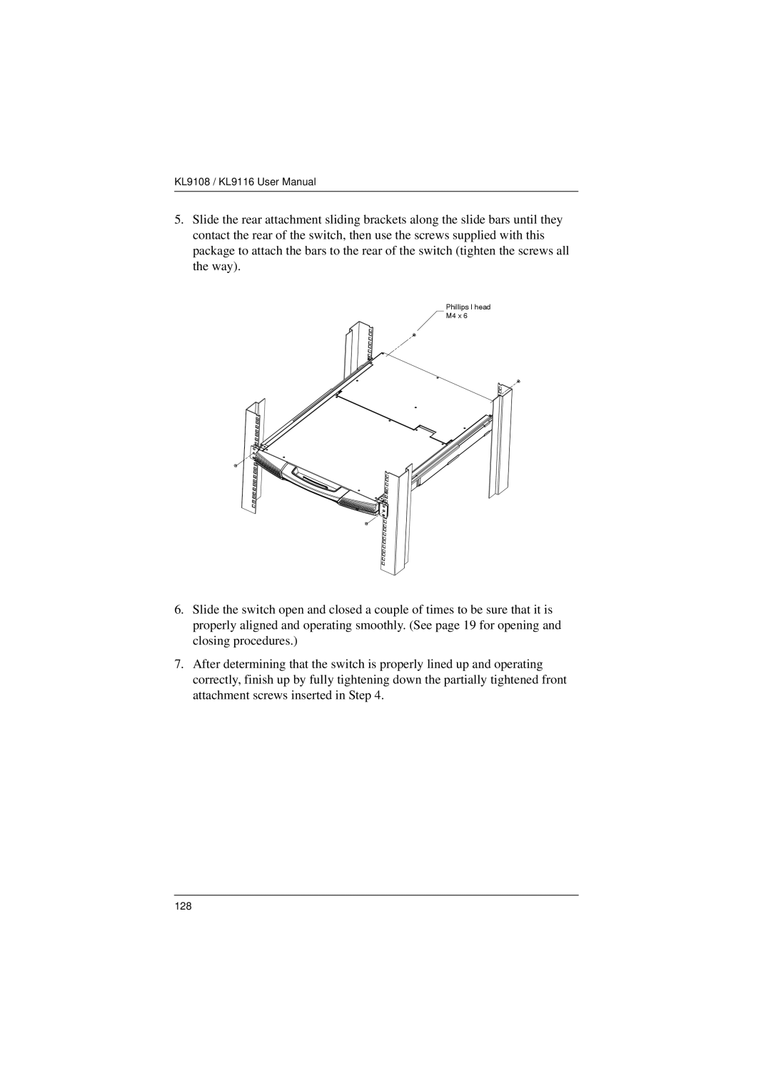 ATEN Technology KL9108, KL9116 user manual 128 