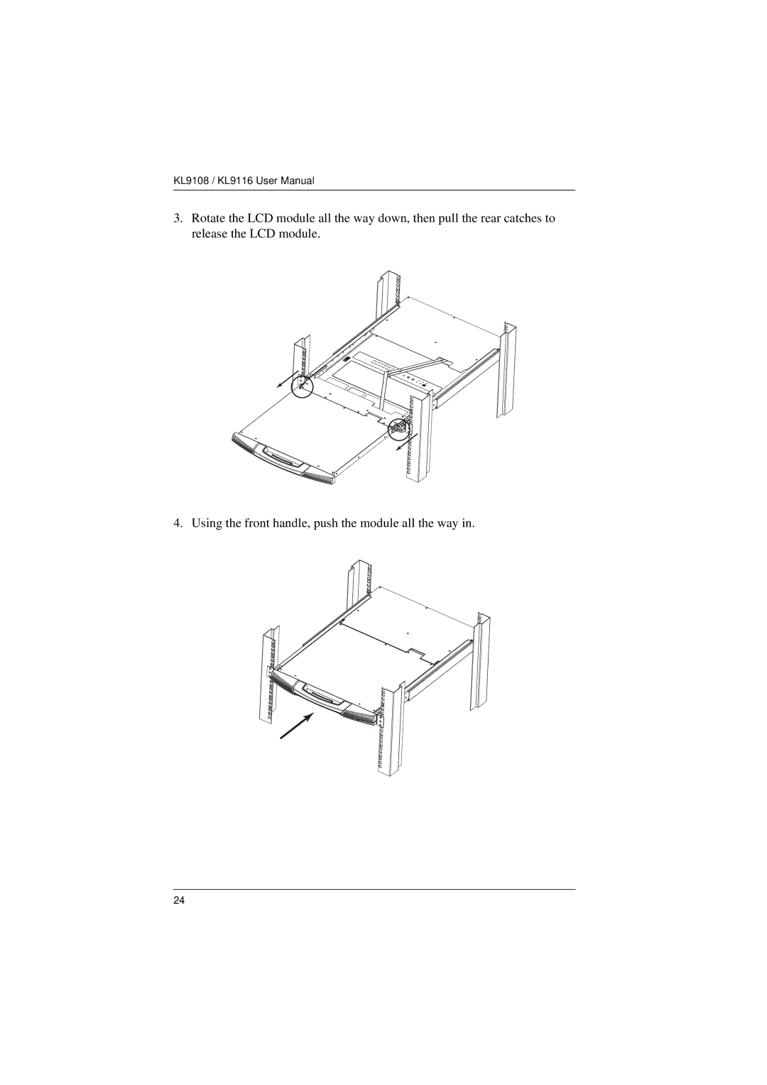 ATEN Technology KL9108, KL9116 user manual 