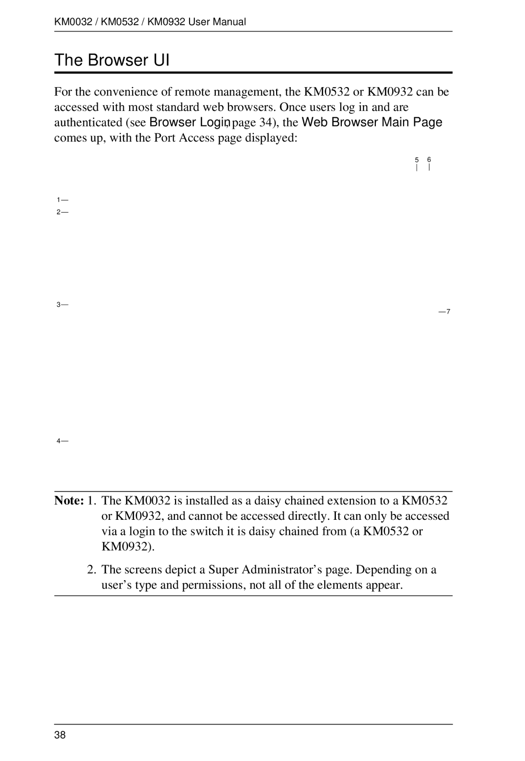 ATEN Technology KM0932, KM0532, KM0032 user manual Browser UI 