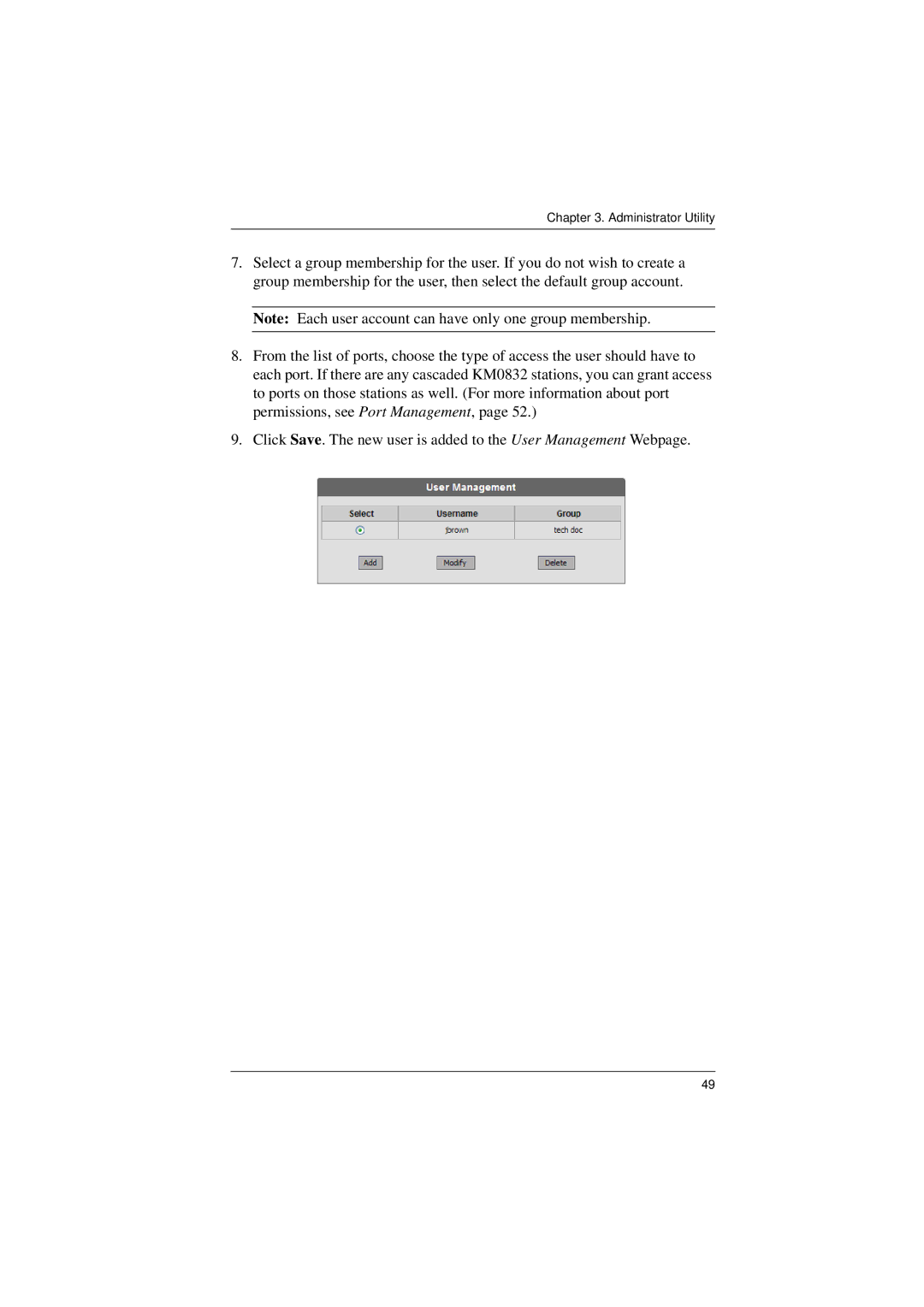 ATEN Technology KM0832 user manual Administrator Utility 