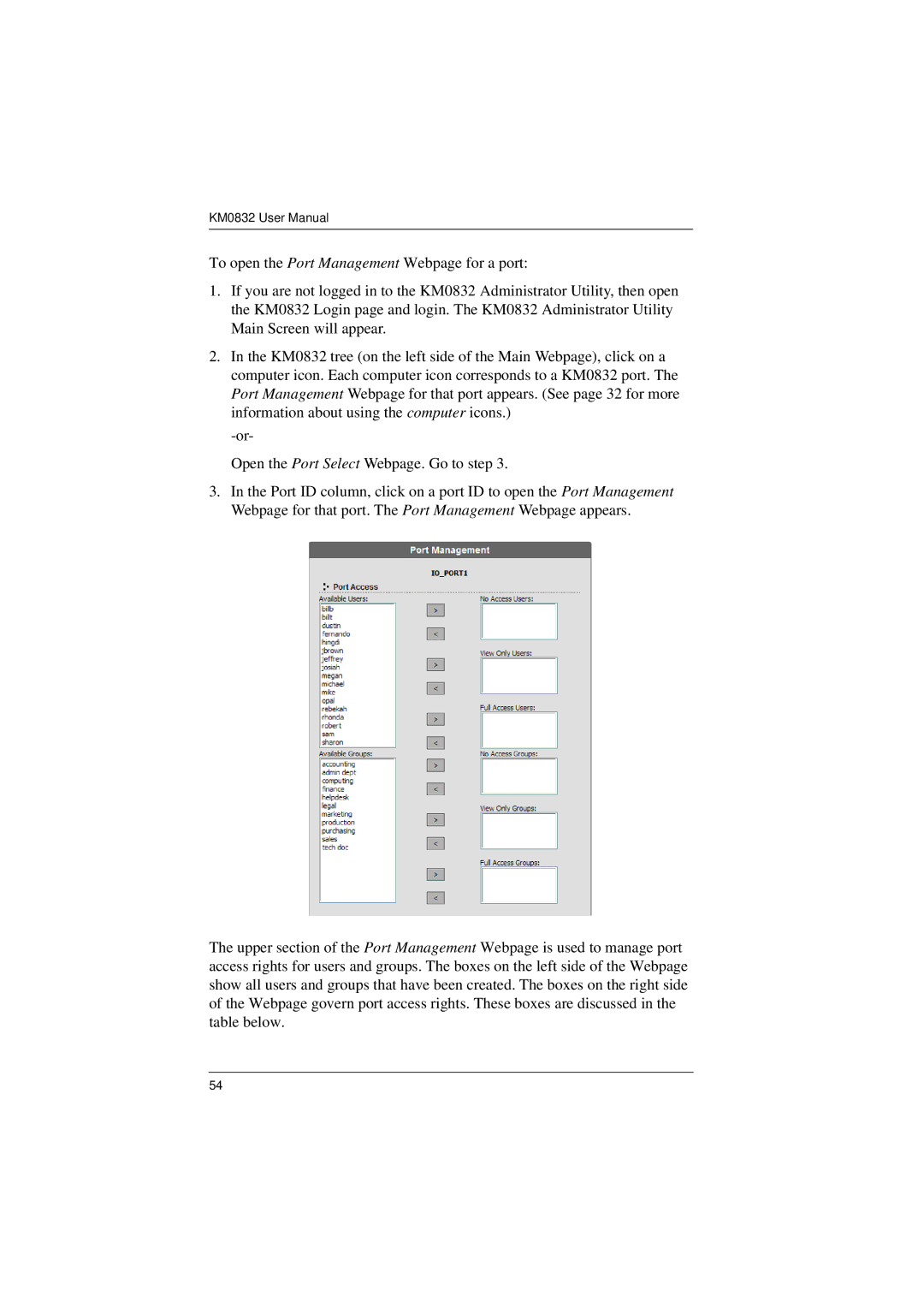 ATEN Technology KM0832 user manual 