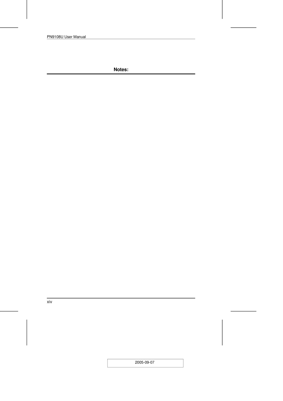 ATEN Technology PN9108U user manual Xiv 