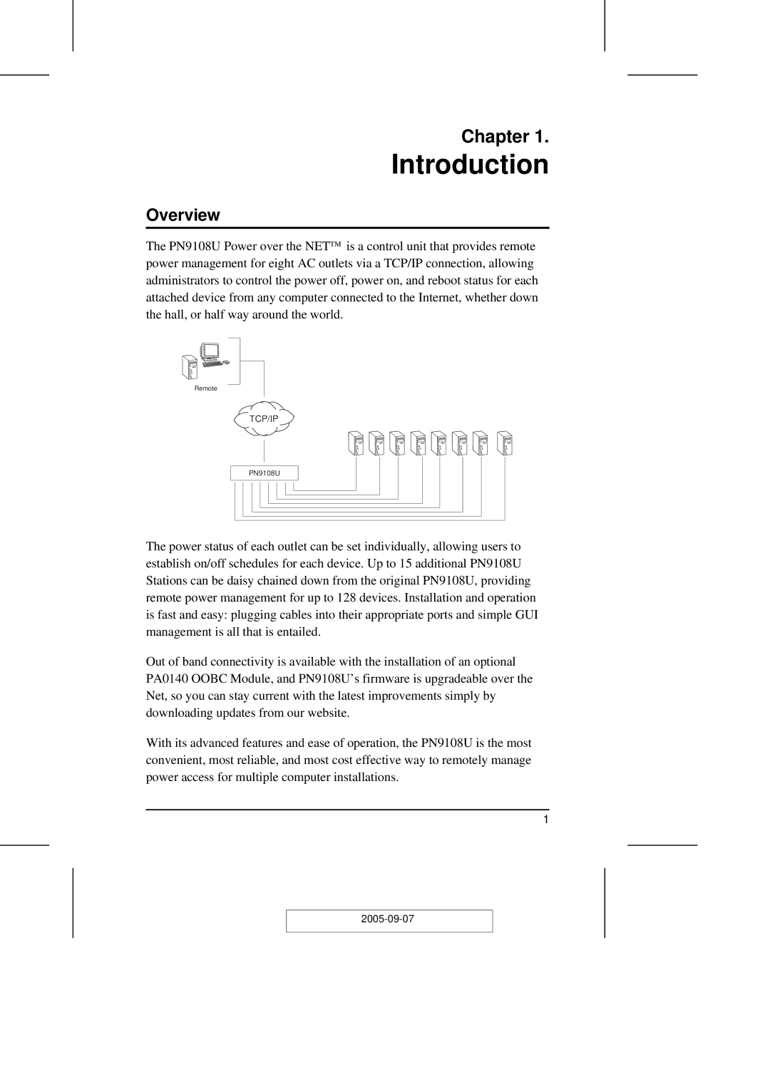 ATEN Technology PN9108U user manual Introduction, Overview 