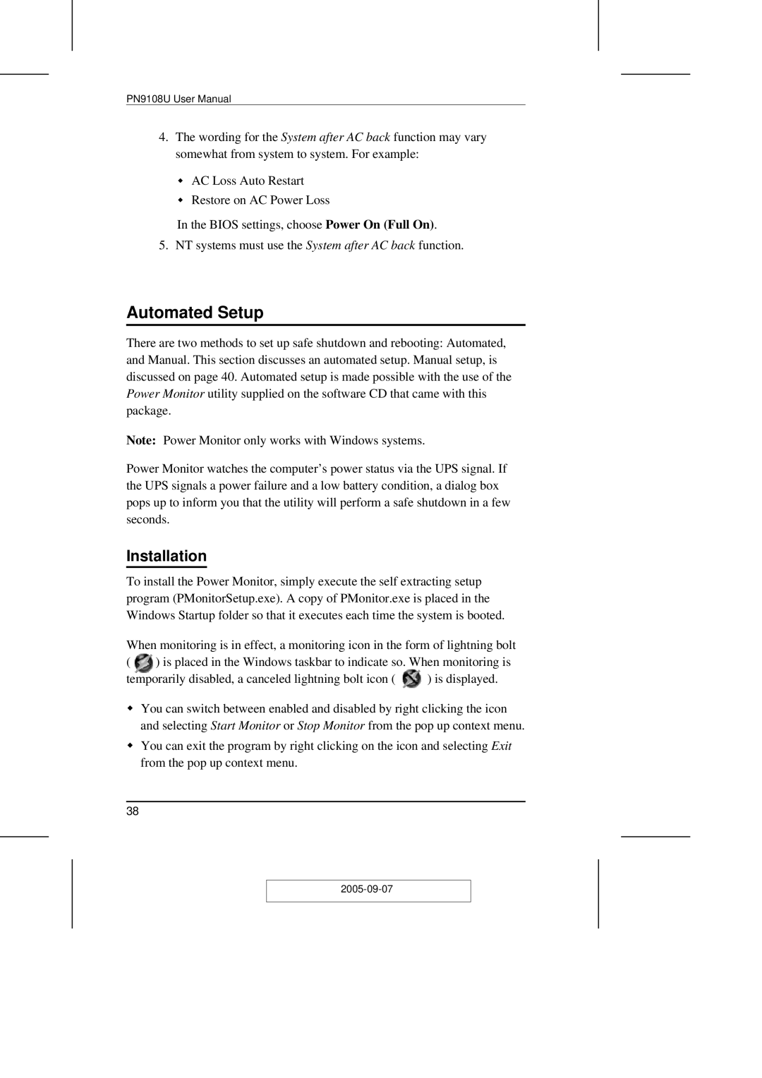 ATEN Technology PN9108U user manual Automated Setup, Installation 