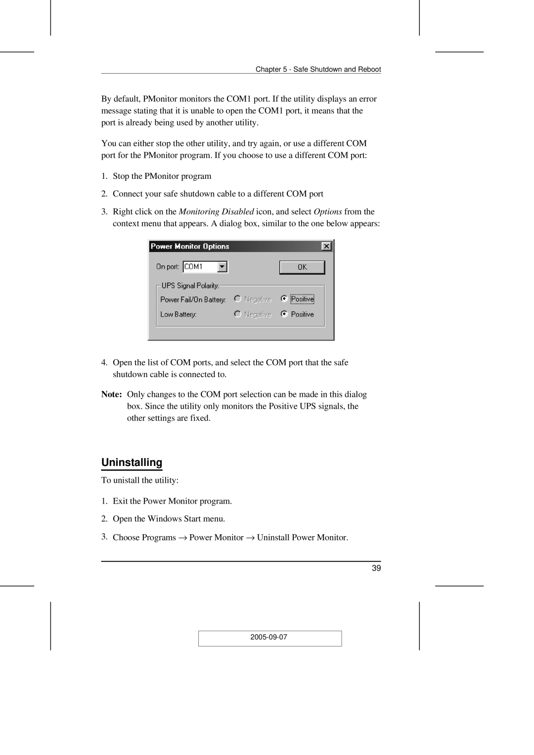 ATEN Technology PN9108U user manual Uninstalling 