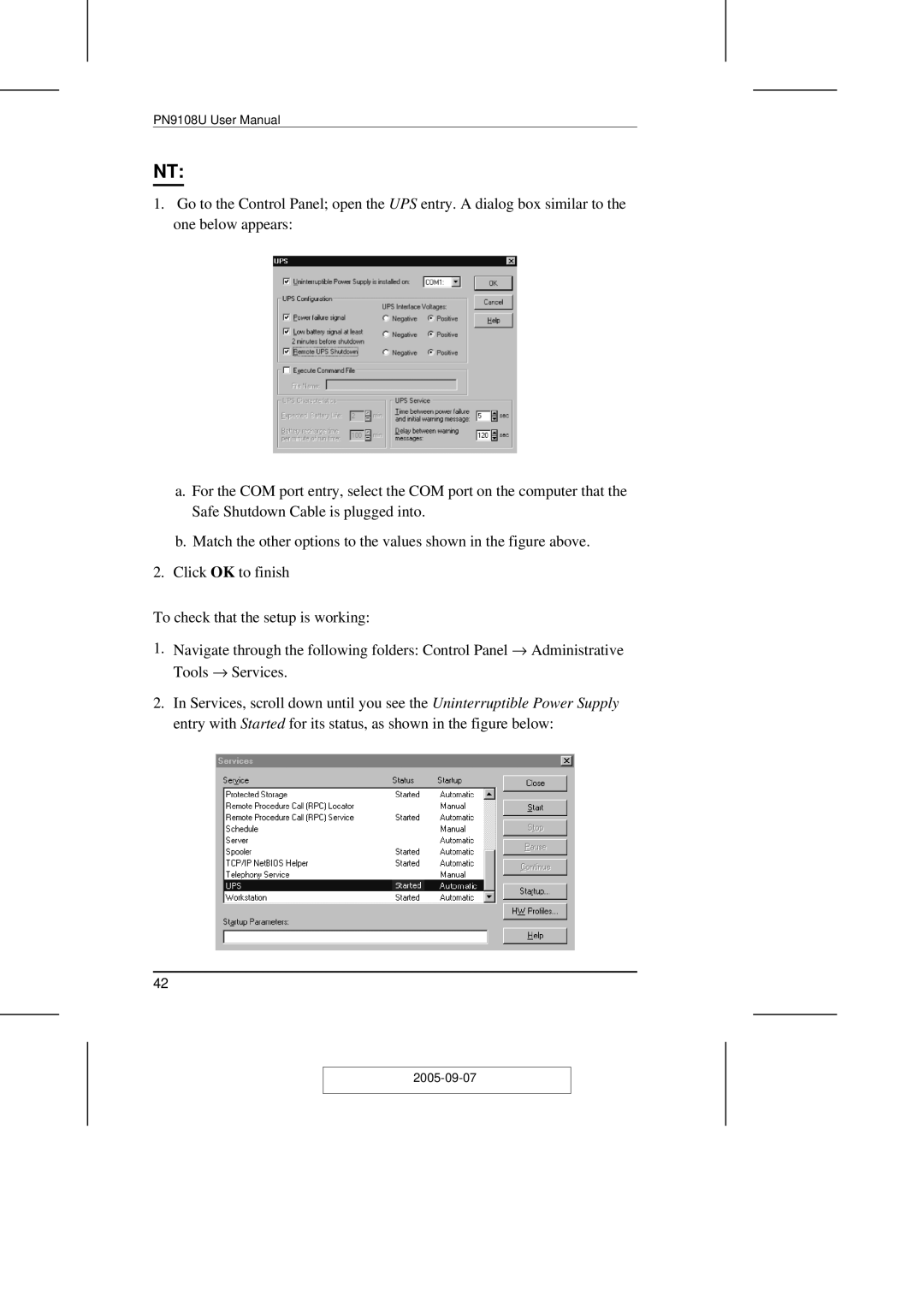 ATEN Technology PN9108U user manual 2005-09-07 