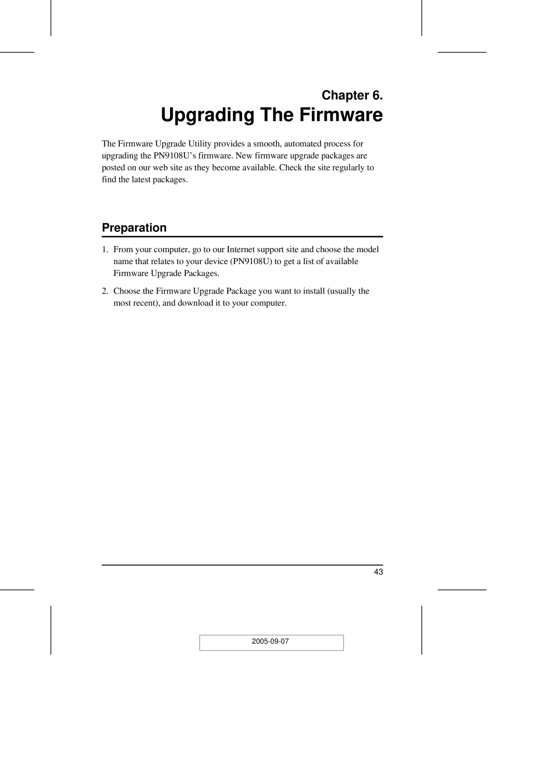 ATEN Technology PN9108U user manual Upgrading The Firmware, Preparation 