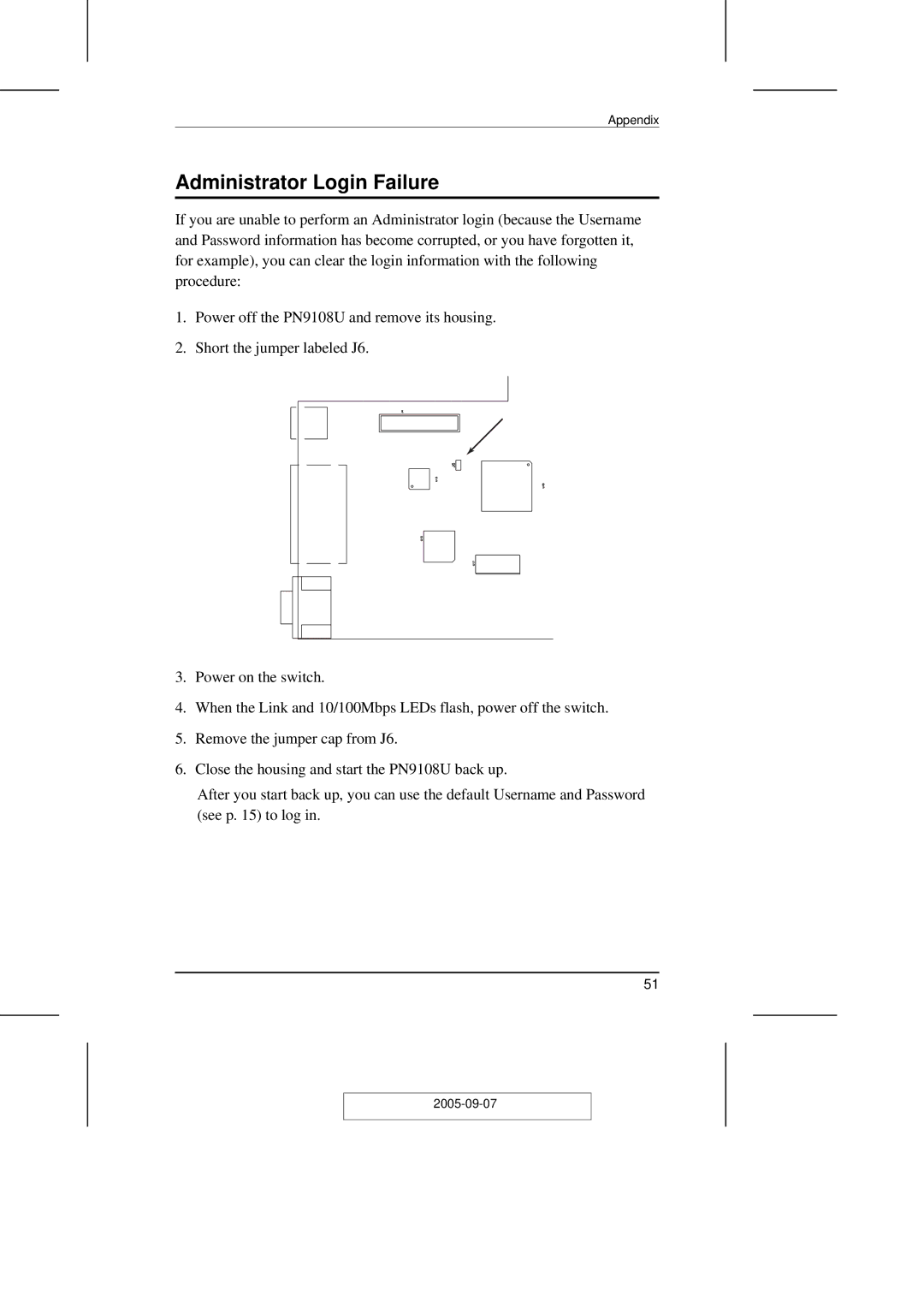 ATEN Technology PN9108U user manual Administrator Login Failure 