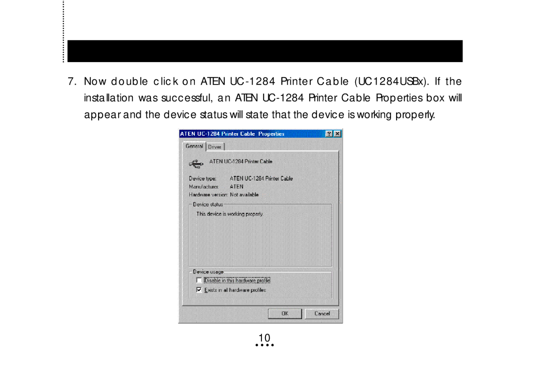 ATEN Technology UC-1284 user manual 