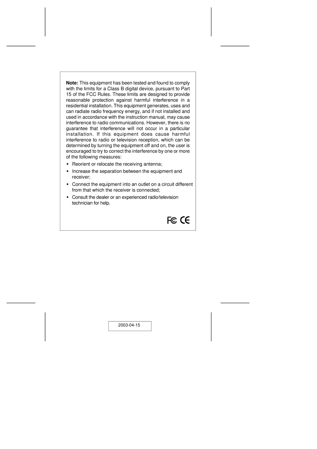 ATEN Technology UN-201 user manual 2003-04-15 