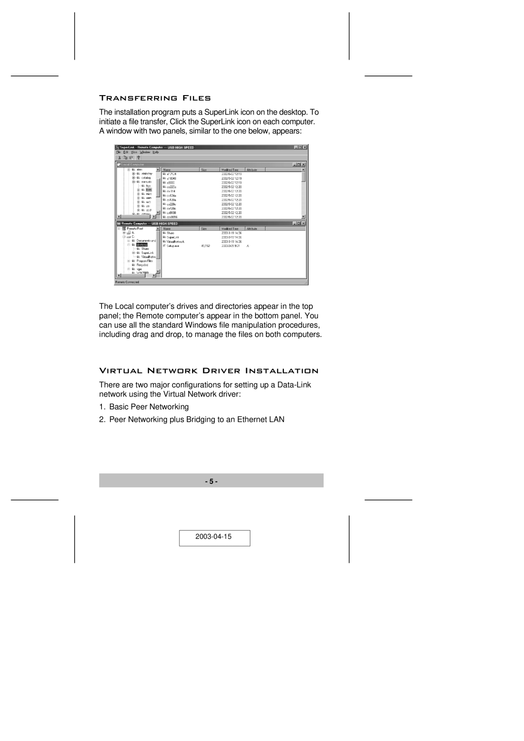 ATEN Technology UN-201 user manual Transferring Files 