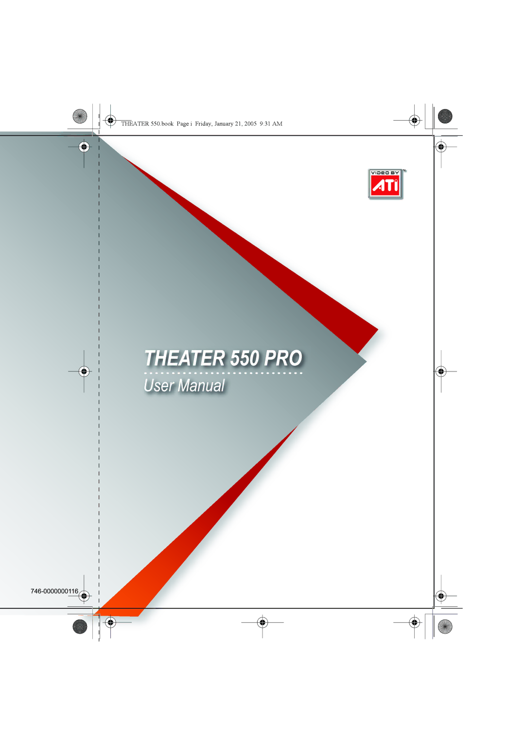 ATI Technologies manual Theater 550.book Page i Friday, January 21, 2005 931 AM 