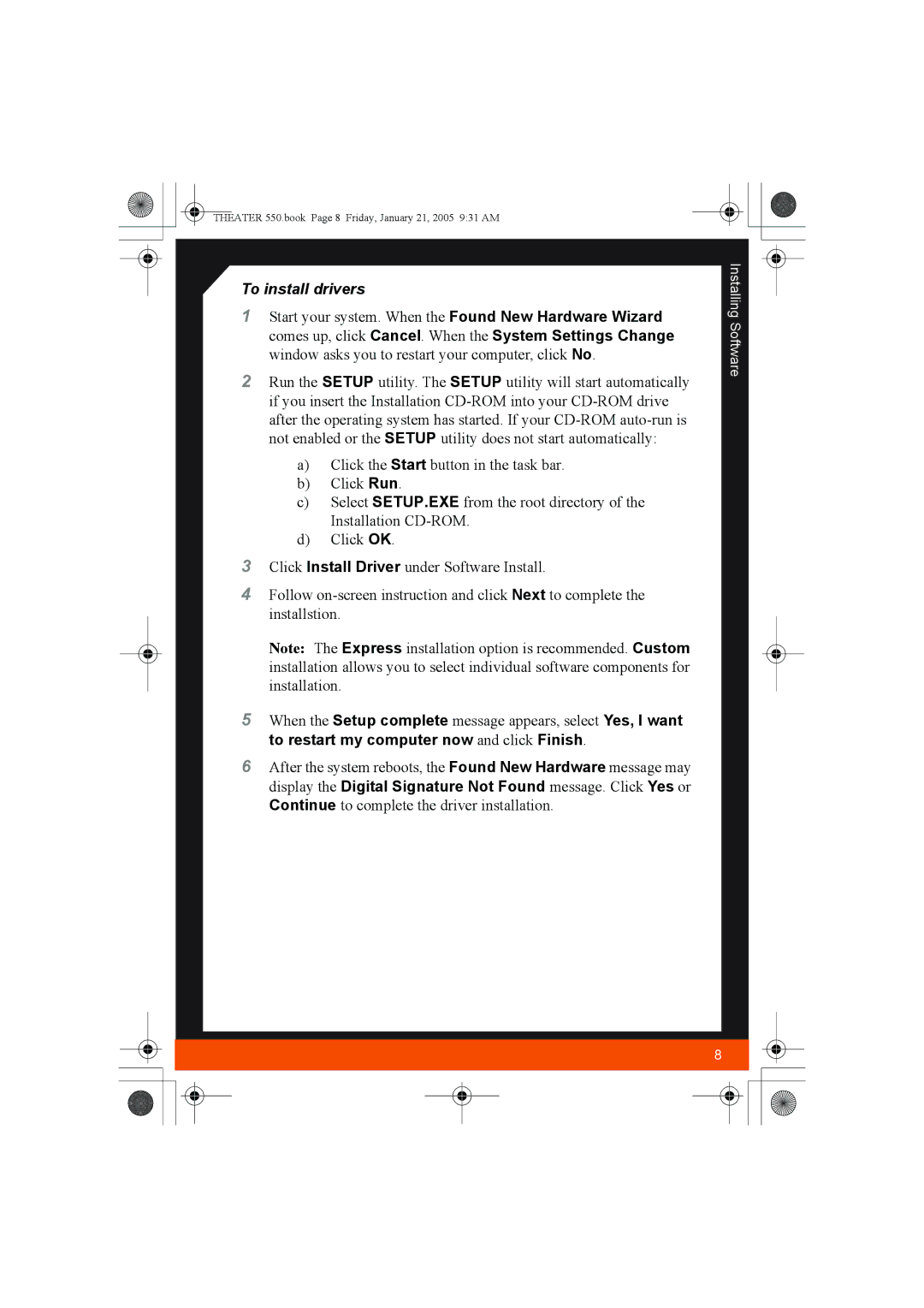 ATI Technologies 550 manual To install drivers 