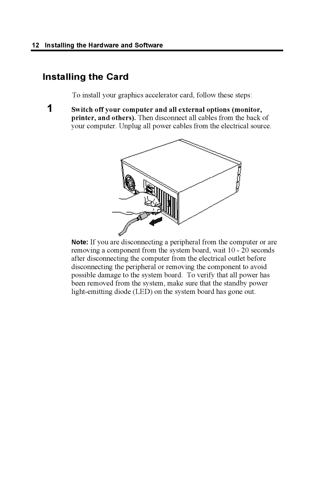 ATI Technologies GL 8800 specifications Installing the Card 