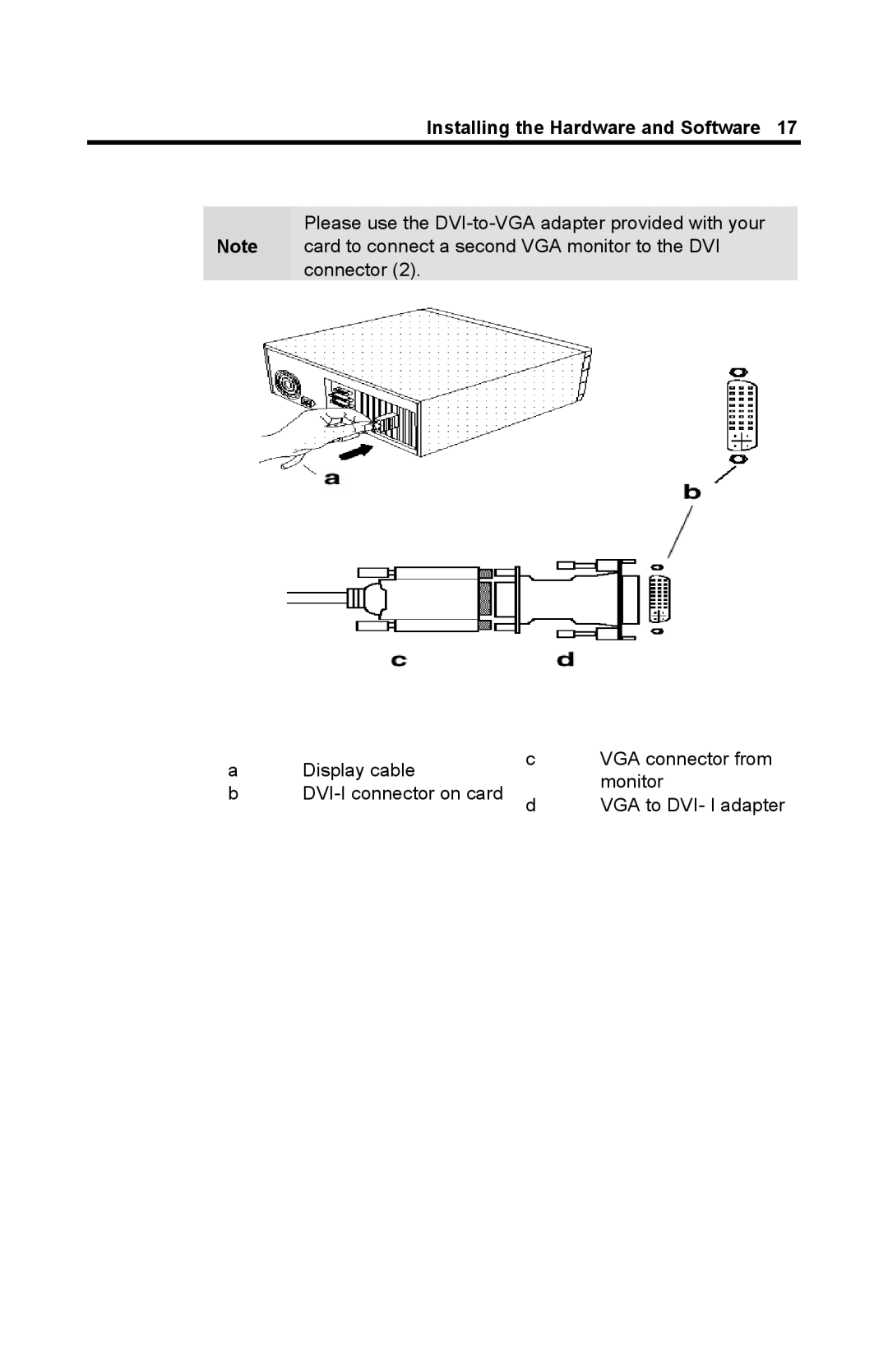 ATI Technologies GL 8800 specifications Installing the Hardware and Software 