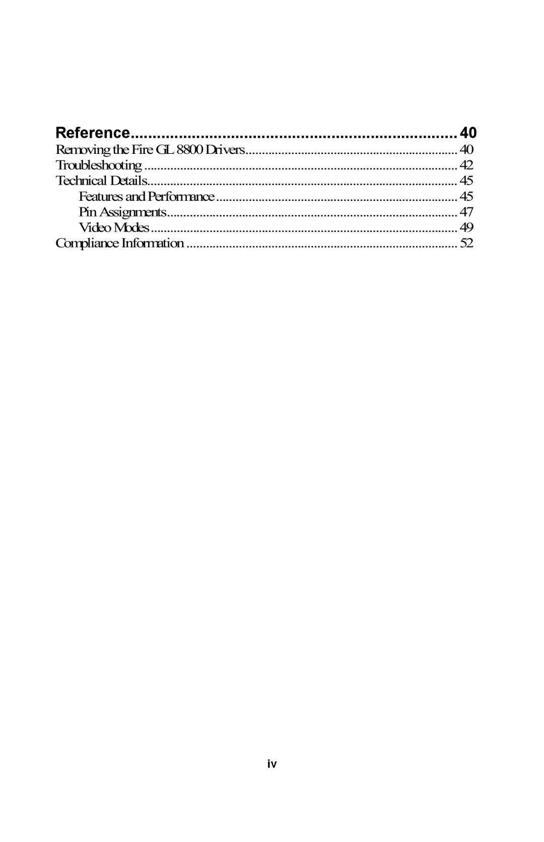 ATI Technologies GL 8800 specifications Reference 