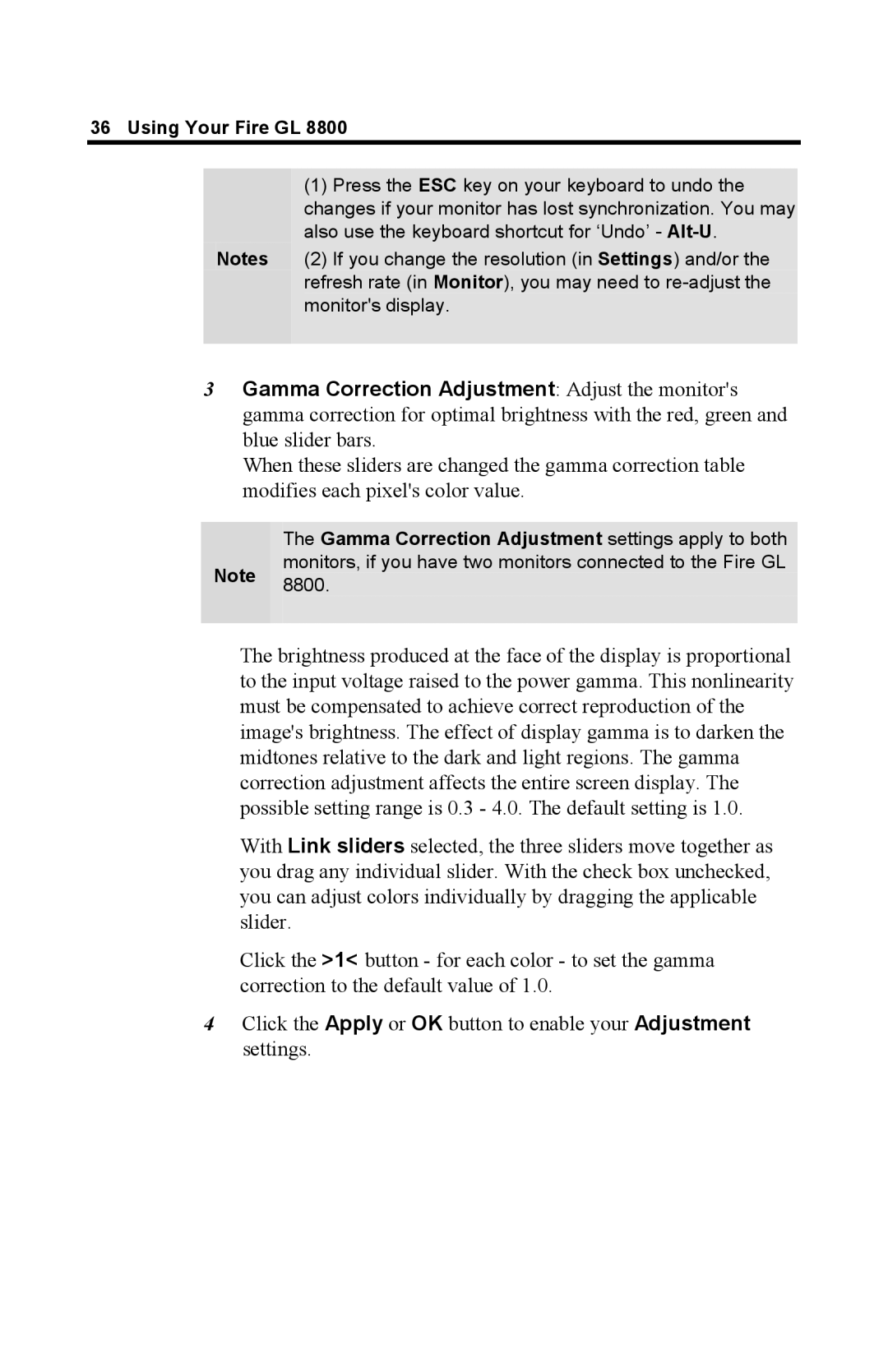 ATI Technologies GL 8800 specifications Using Your Fire GL 