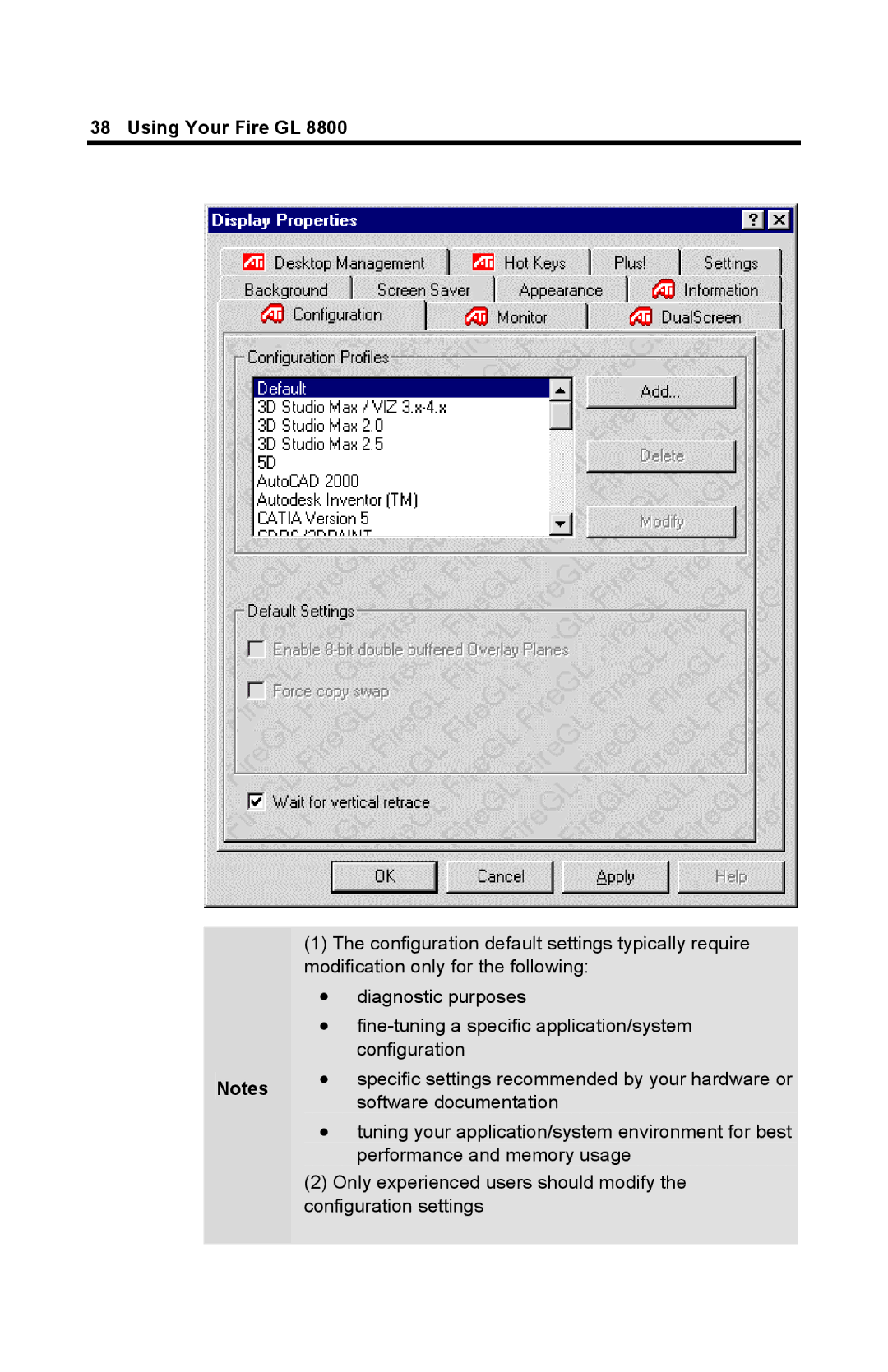 ATI Technologies GL 8800 specifications Software documentation 