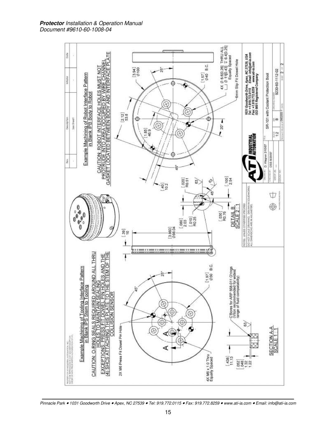 ATI Technologies SR-81, SR-61, SR-131, SR-176, SR-221, SR-101 installation instructions Document #9610-60-1008-04 