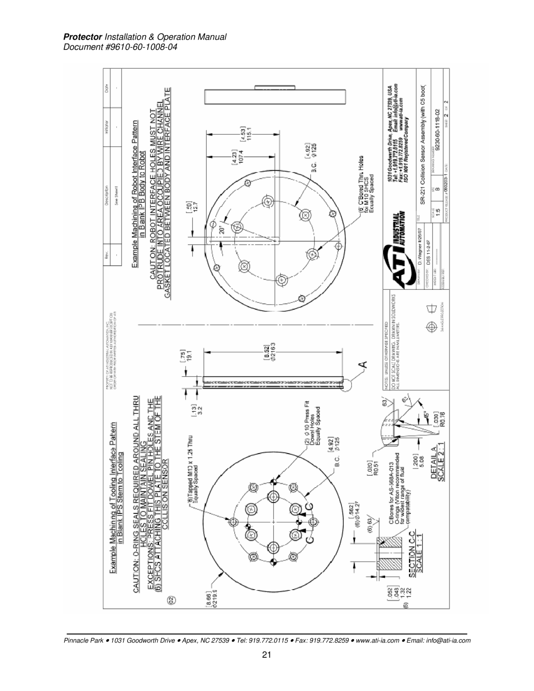 ATI Technologies SR-81, SR-61, SR-131, SR-176, SR-221, SR-101 installation instructions Document #9610-60-1008-04 