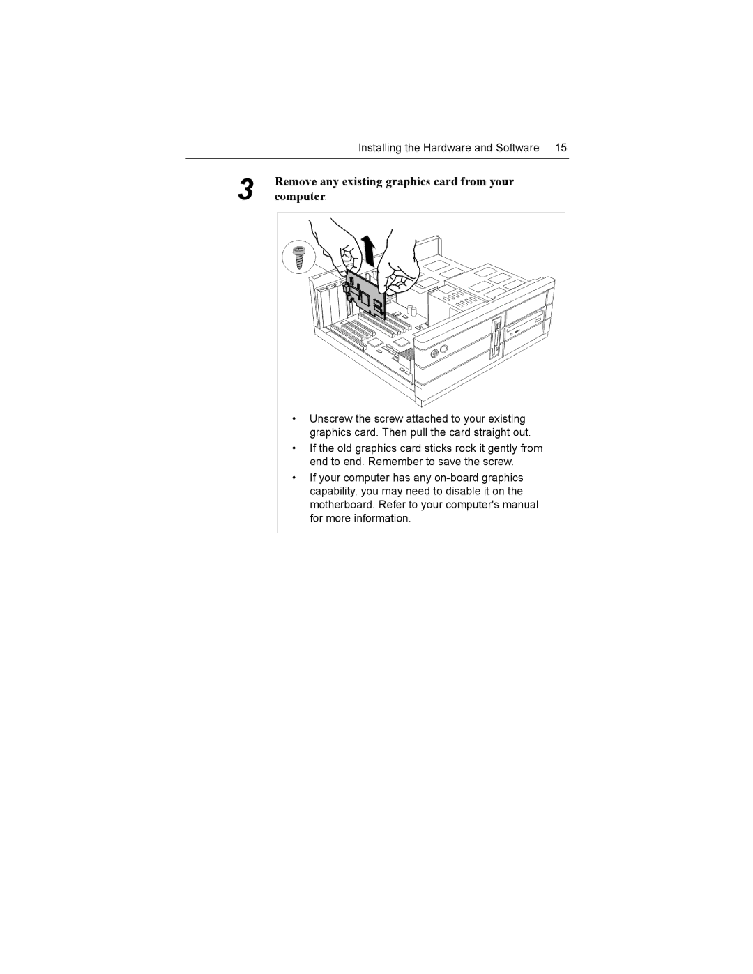 ATI Technologies X1-256P, Z1-128p specifications Remove any existing graphics card from your computer 