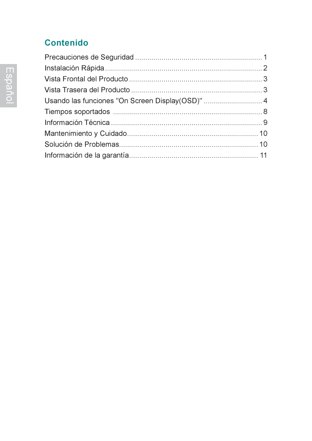 Ativa AT22OH user manual Contenido 