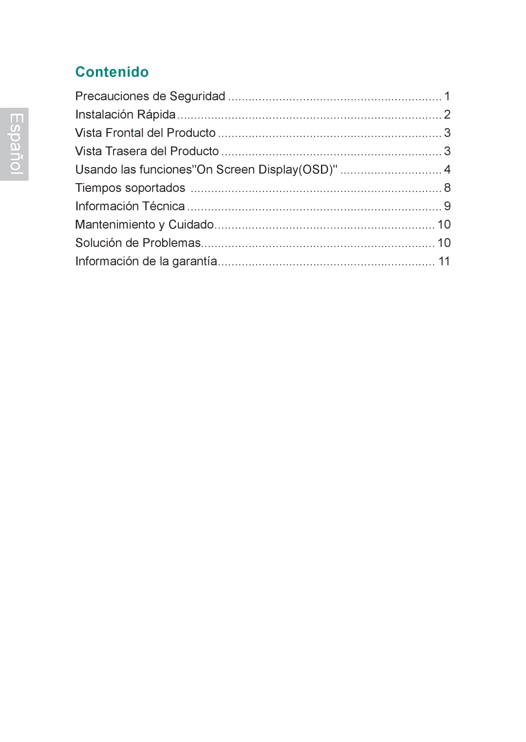 Ativa AT24OHP user manual Contenido 