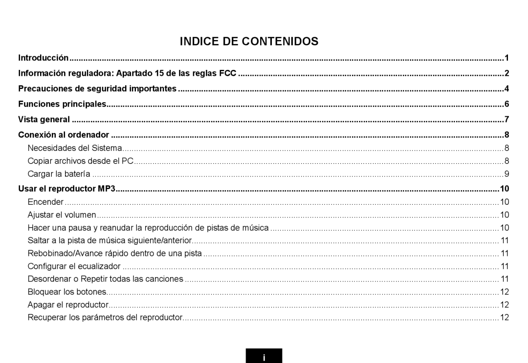 Ativa KS02 manual Indice DE Contenidos 