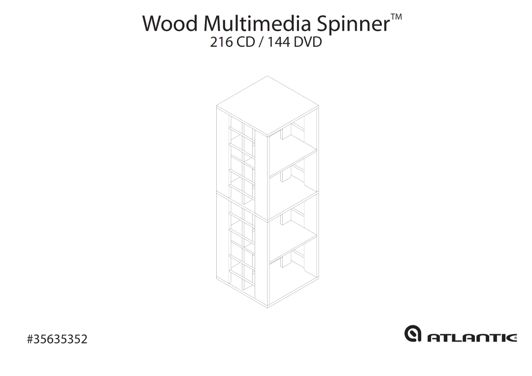 Atlantic 216 CD, 144 DVD, 35635352 manual Wood Multimedia SpinnerTM 