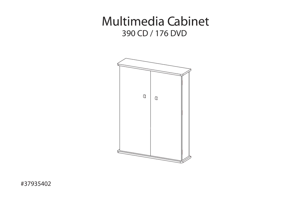 Atlantic 37935402, 390 CD, 176 DVD manual Multimedia Cabinet 