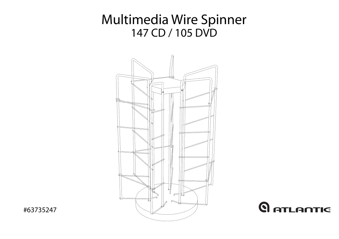 Atlantic 63735247 manual Multimedia Wire Spinner 