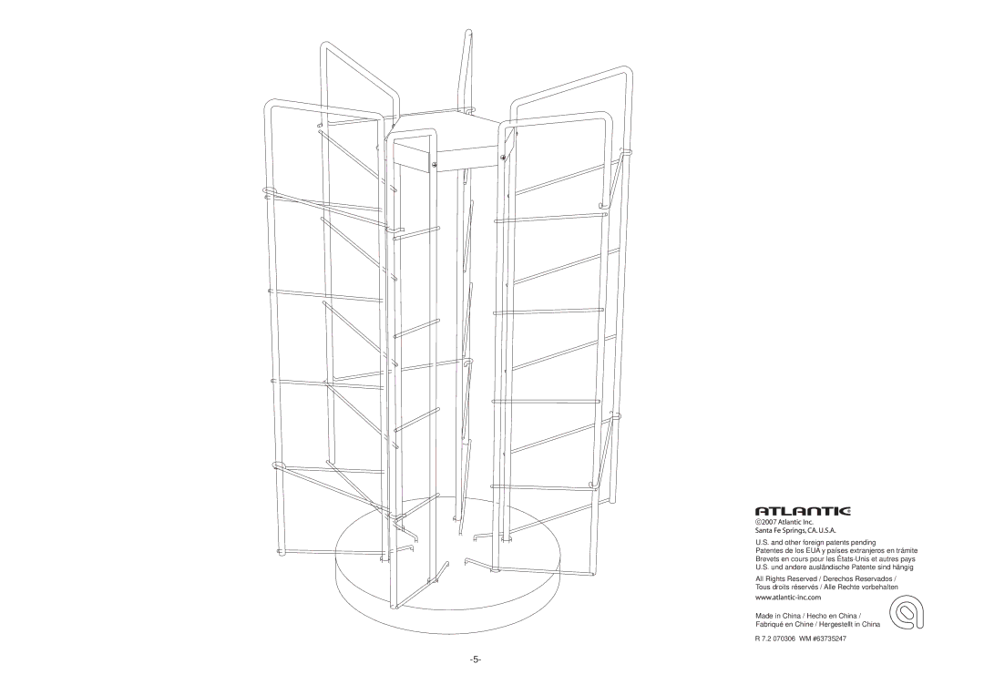 Atlantic 63735247 manual 