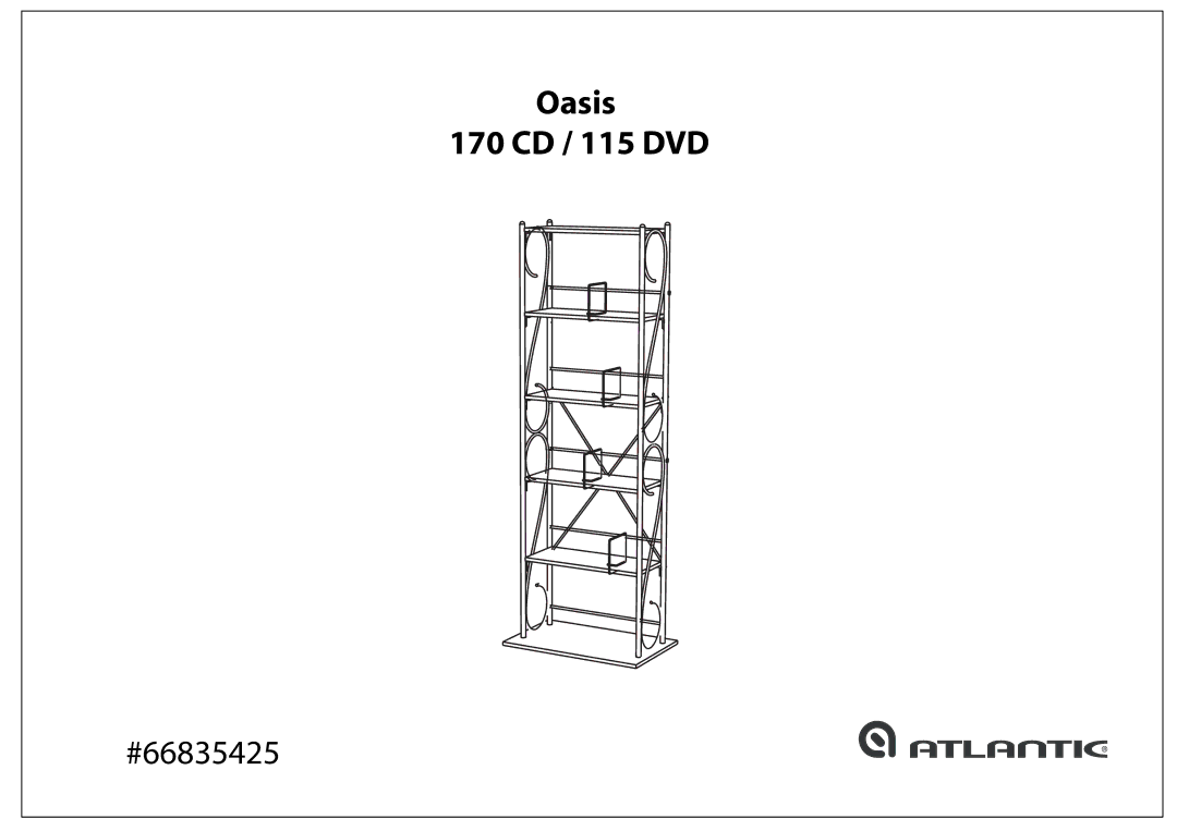 Atlantic 66835425 manual Oasis 170 CD / 115 DVD 