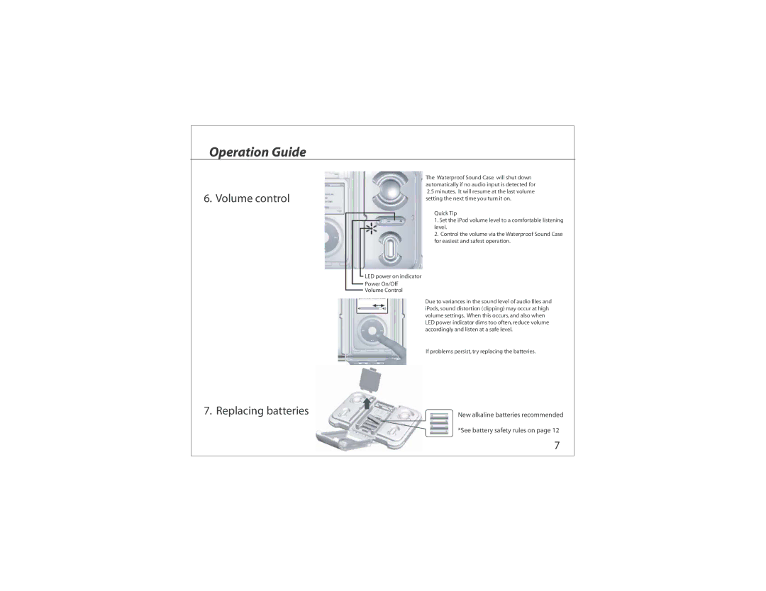 Atlantic EGO instruction manual Replacing batteries 