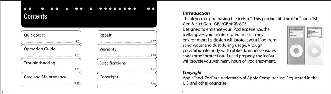 Atlantic iceBar instruction manual Introduction 