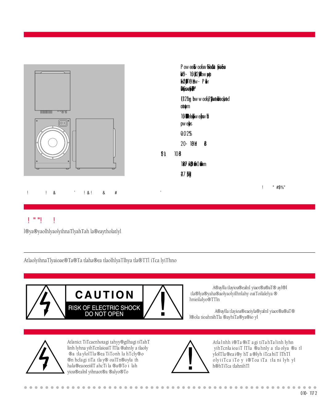 Atlantic Technology instruction manual Model 172 PBM Specifications, For Future Reference 