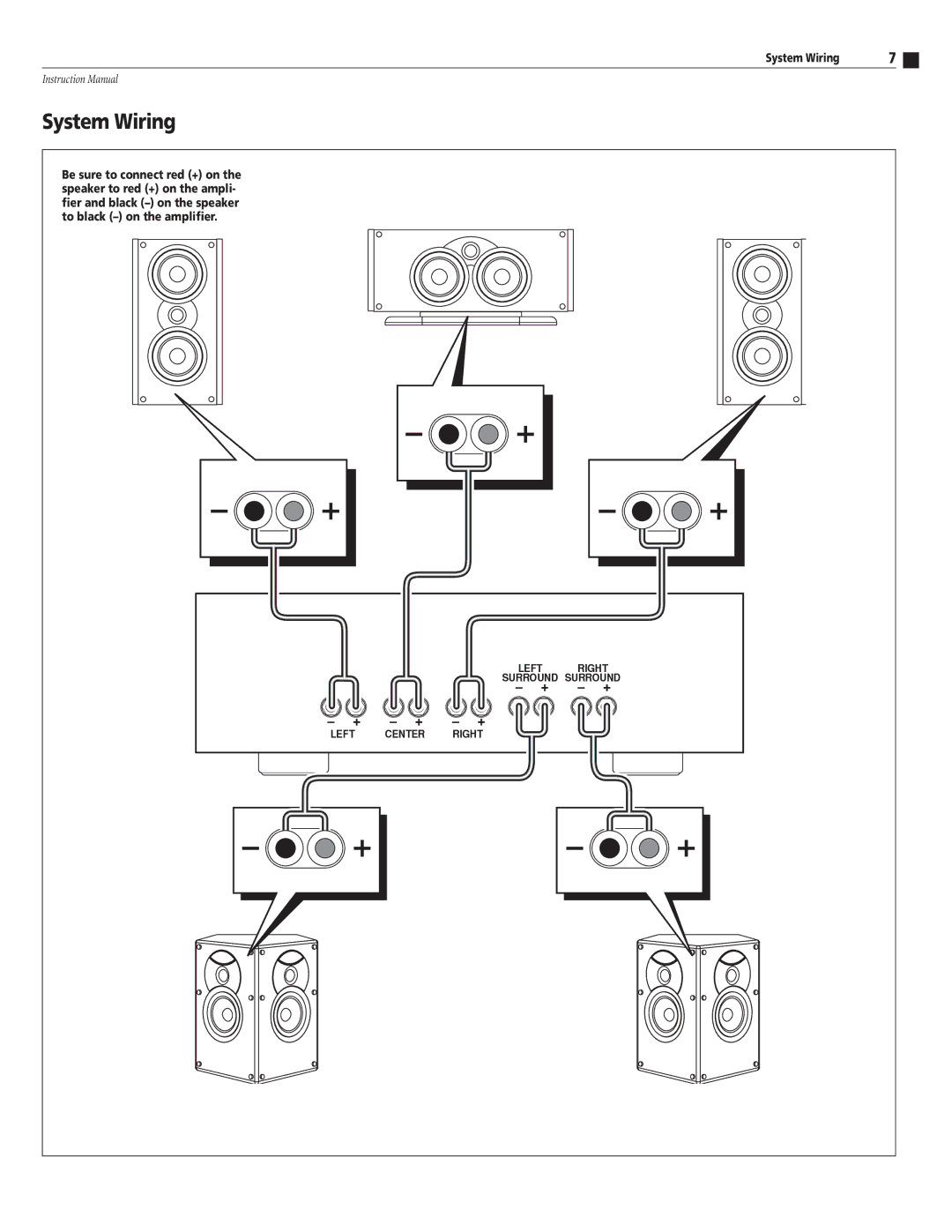 Atlantic Technology 4400 C, 4400 LR, 4400 SR instruction manual System Wiring 