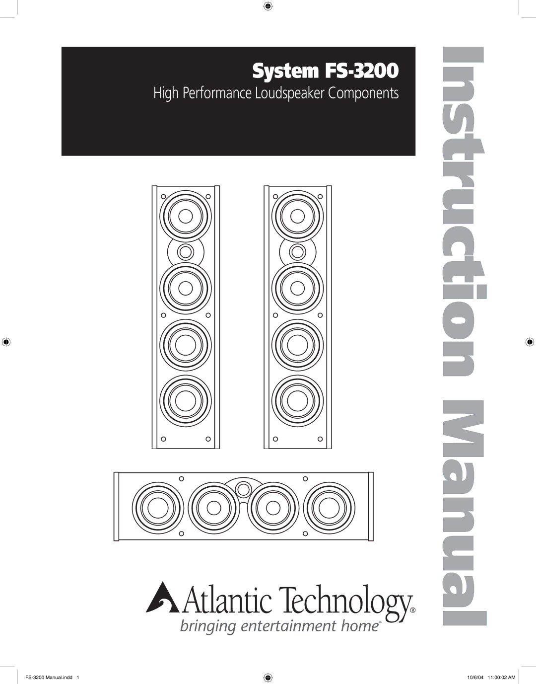 Atlantic Technology instruction manual System FS-3200 