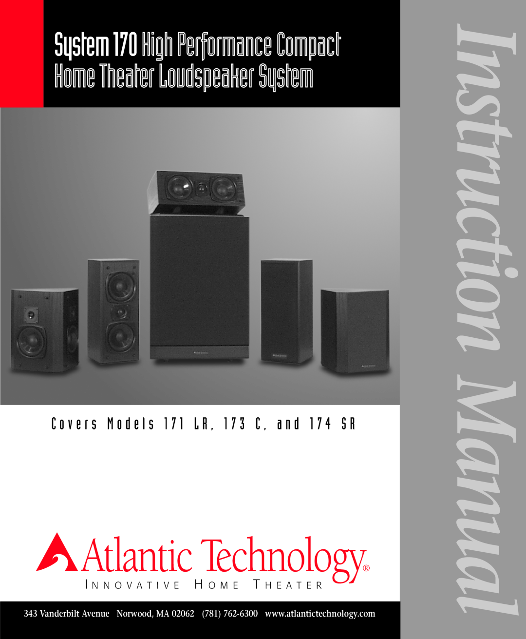 Atlantic Technology System 170 instruction manual Atlantic Technology 