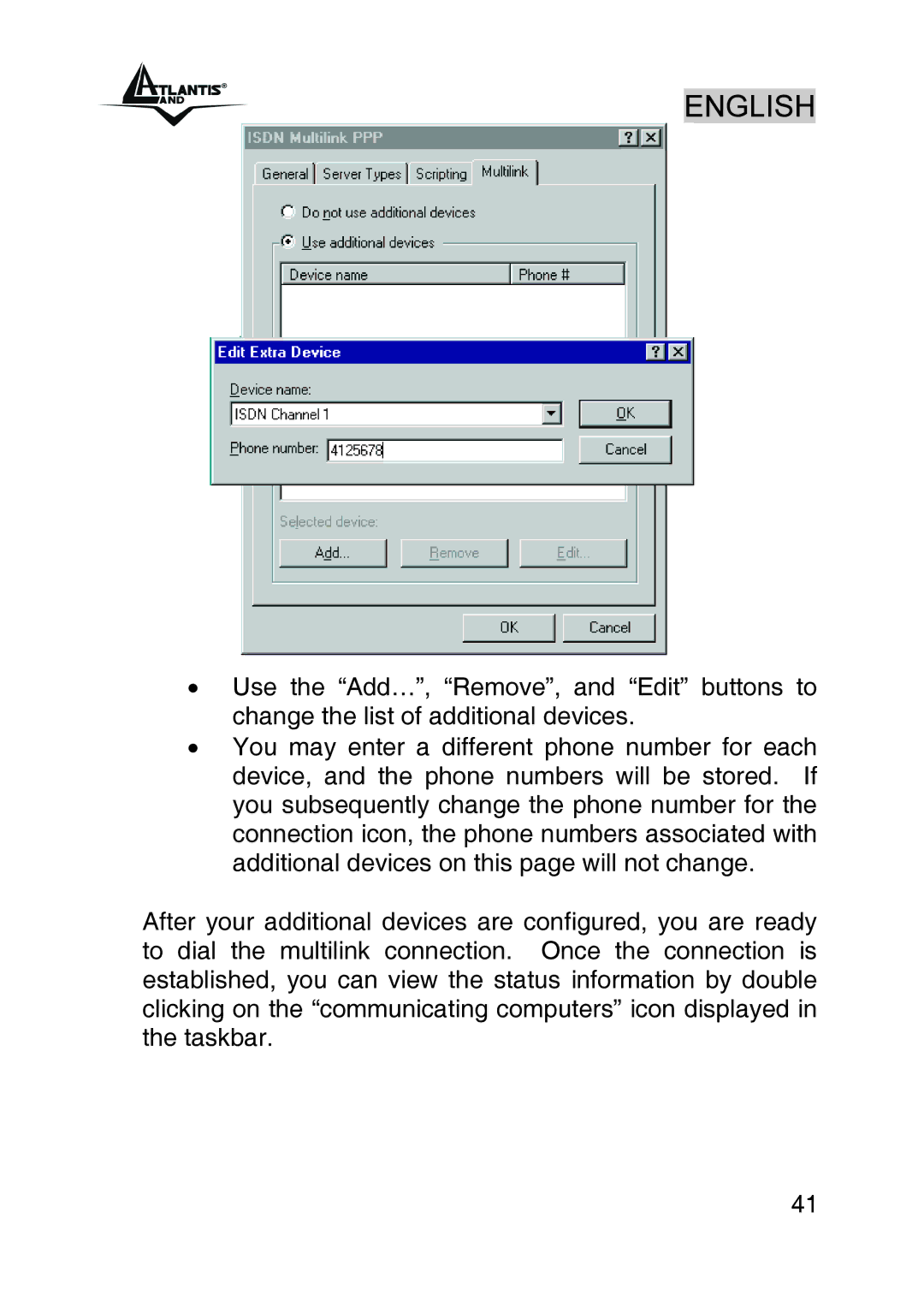 Atlantis Land A01-IU1 manual English 