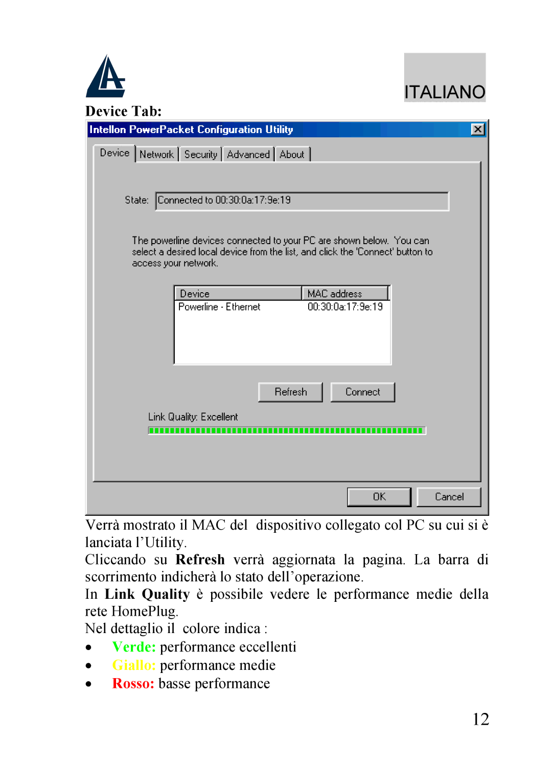 Atlantis Land A02-PL100 manual Device Tab 