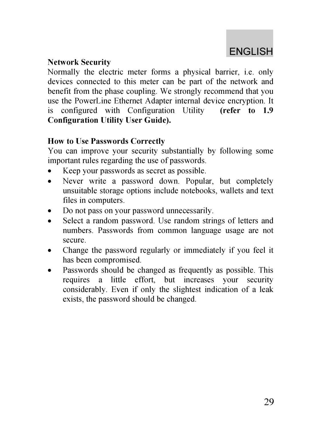 Atlantis Land A02-PL100 manual Network Security 