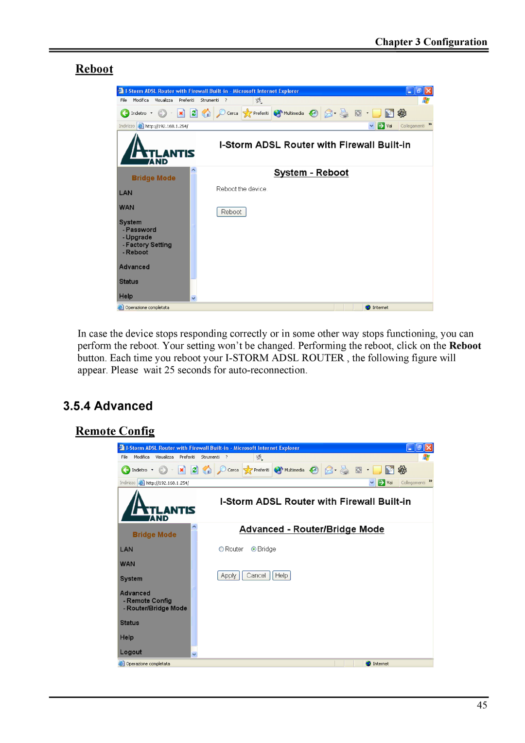 Atlantis Land A02-RA ME01 manual Advanced 