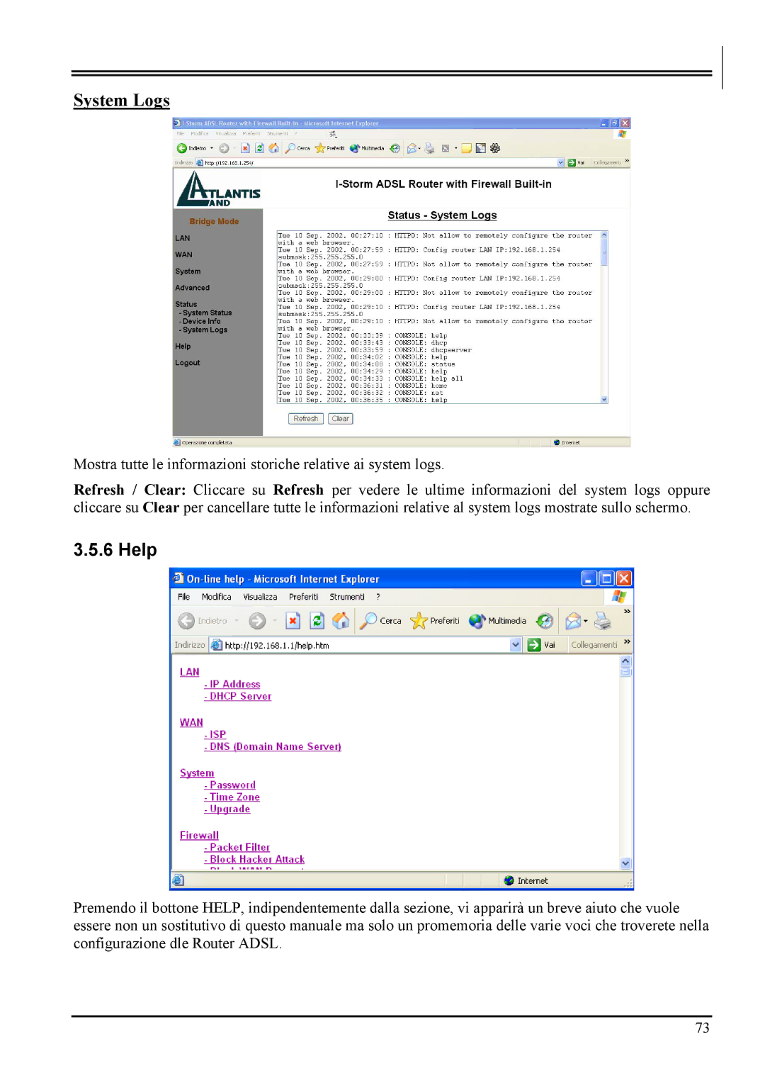 Atlantis Land A02-RA MI01 manual Help 