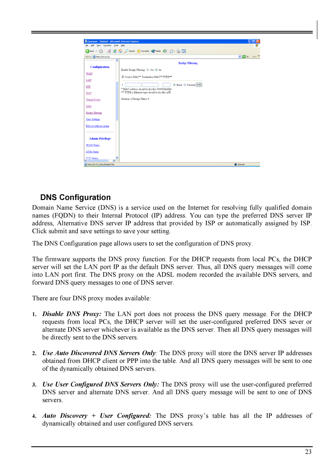 Atlantis Land A02-RA2 ME01 manual DNS Configuration 