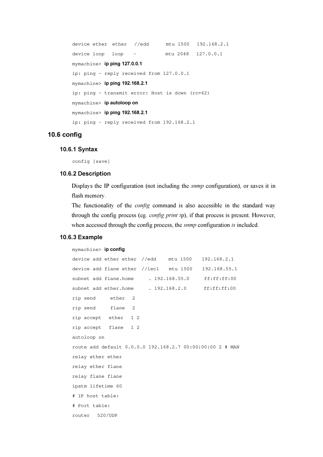 Atlantis Land A02-RA(Atmos)_ME01 manual Ip ping, Mymachine ip ping 