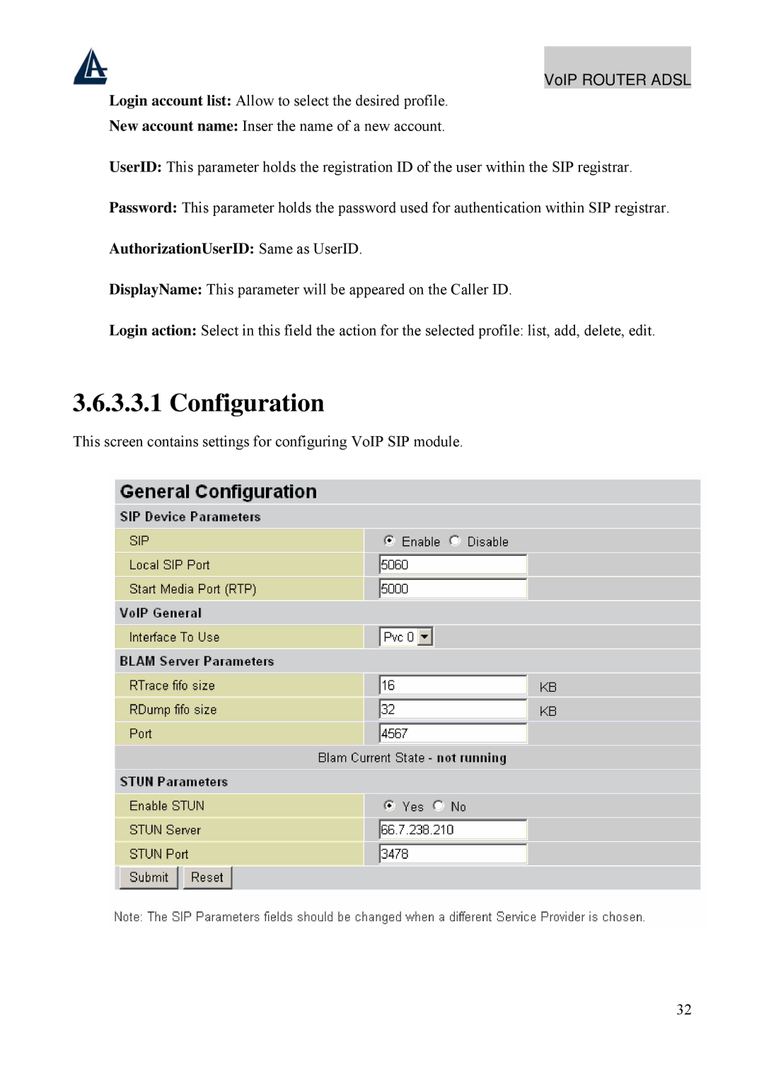 Atlantis Land A02-RAV211 manual Configuration, AuthorizationUserID Same as UserID 