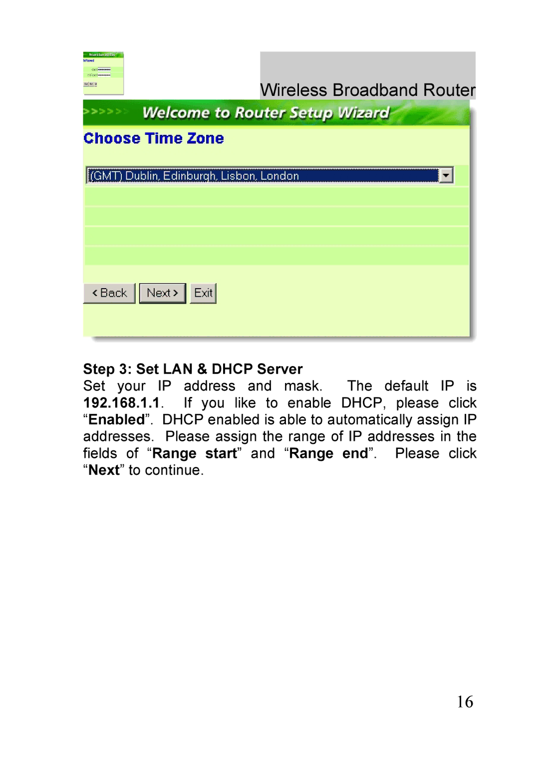 Atlantis Land A02-RB-W54_GE01 quick start Set LAN & Dhcp Server 