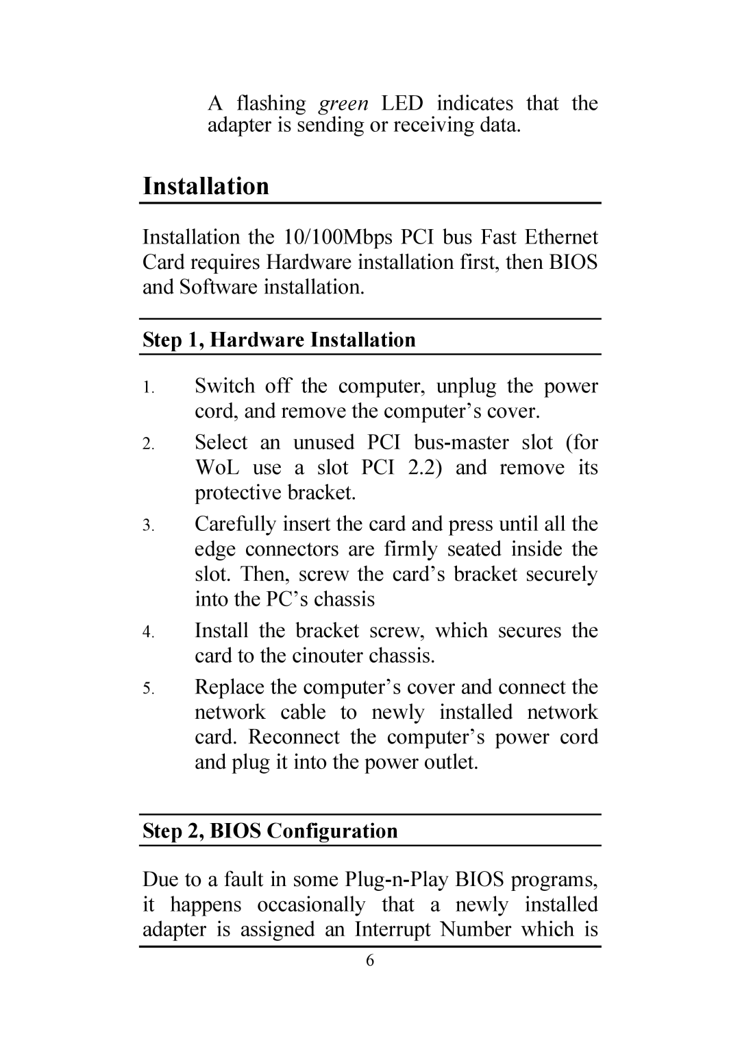 Atlantis Land A02-S32-S/M2 manual Hardware Installation, Bios Configuration 