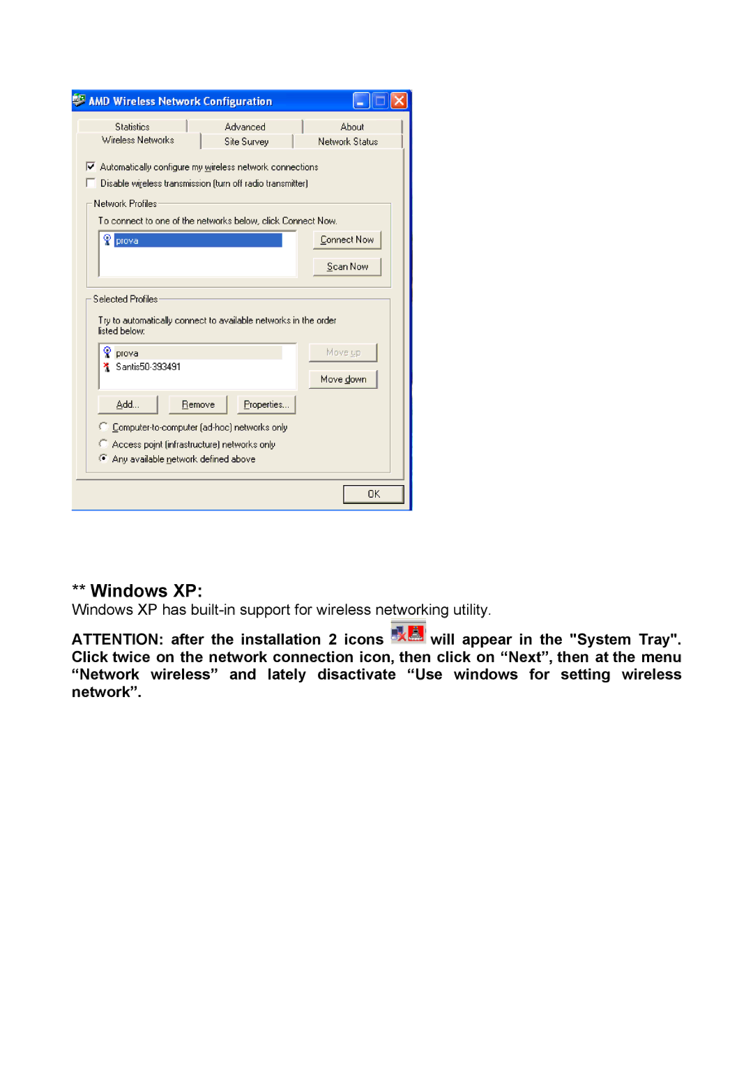 Atlantis Land A02-WPCM-11B manual Windows XP 